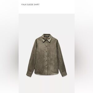 Olive Button-Up Shirt